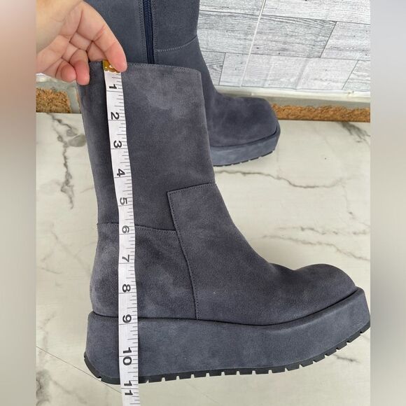 Equitare Nilton pewter suede boot size 38/8 - Picture 10 of 13